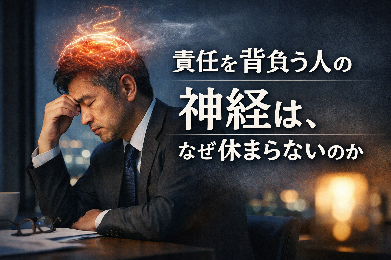 ゆかいさぽーとストレスマネジメント研究所の責任を背負う人の神経は、なぜ休まらないのか?